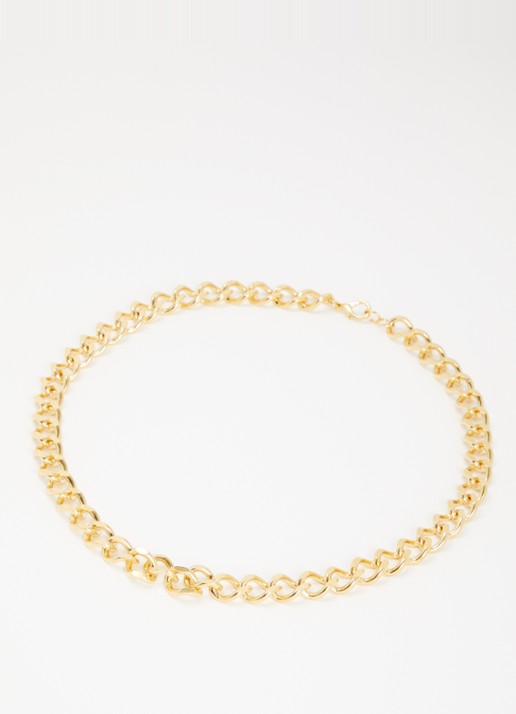 Kroonjuweeltjes Amalfi ketting verguld - detail 2 goud