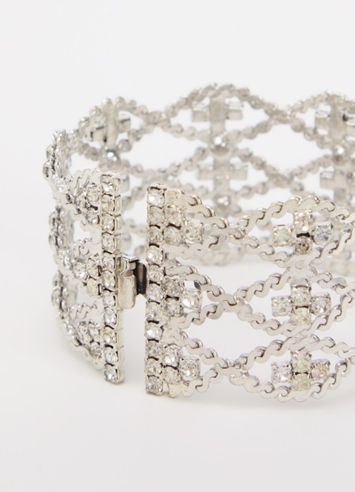 Kroonjuweeltjes Chypre armband verzilverd - detail zilver
