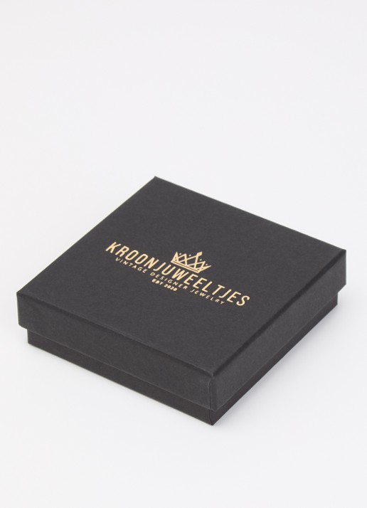 Kroonjuweeltjes Leeuw broche verguld - detail 2 goud