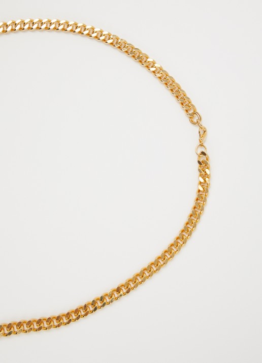 Kroonjuweeltjes Lido ketting verguld - detail 2 goud