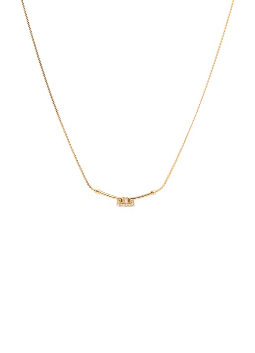 Kroonjuweeltjes Ligne ketting verguld
