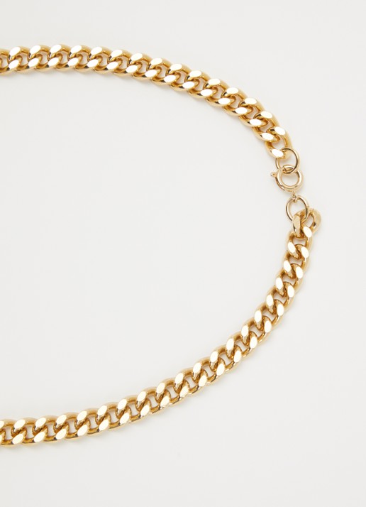 Kroonjuweeltjes Monaco ketting verguld - detail 2 goud