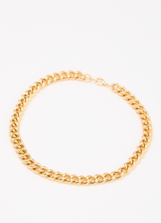 Kroonjuweeltjes Portofino ketting verguld - detail goud
