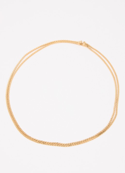 Kroonjuweeltjes Sanremo ketting verguld - detail goud