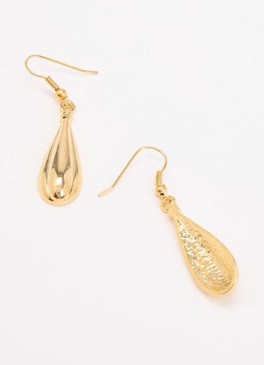 Kroonjuweeltjes Vega Spiraal oorhangers verguld - detail goud