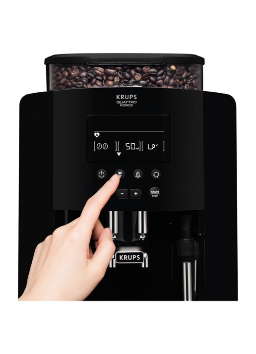 Krups Arabica espressomachine EA8100 - detail 2 zwart