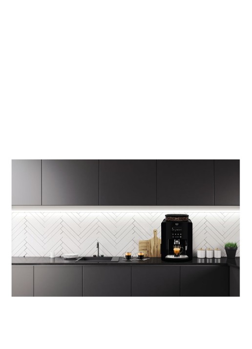 Krups Arabica espressomachine EA8100 - voorkant 7 zwart