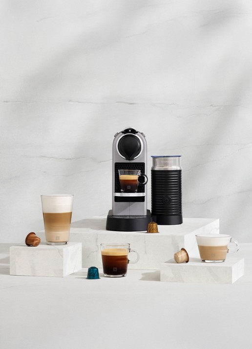 Krups CitiZ & Milk Nespresso machine - detail kersenrood