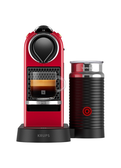 Krups CitiZ & Milk Nespresso machine - detail 5 kersenrood