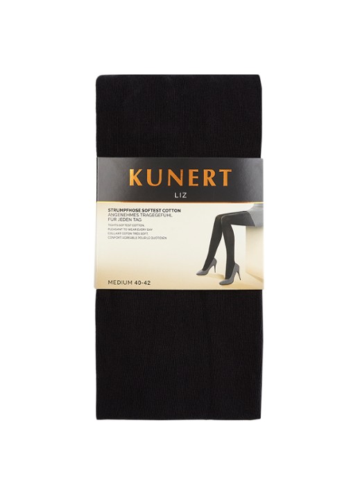 Kunert Liz maillot van katoen black - voorkant 2 zwart