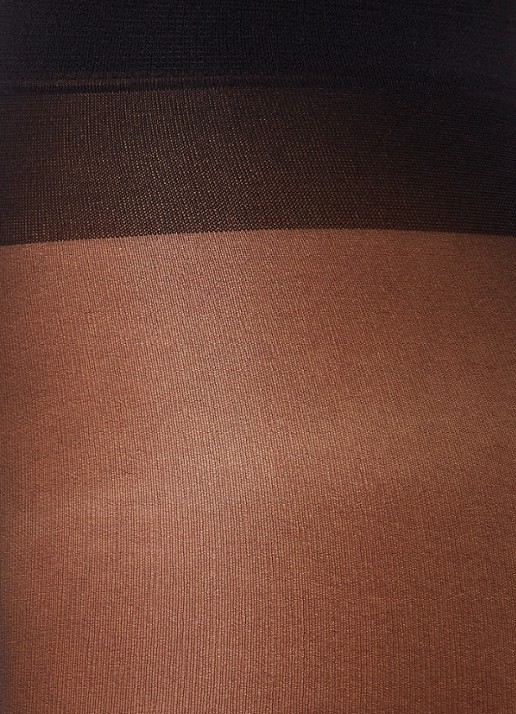 Kunert Moonlight panty in 15 denier black - detail zwart