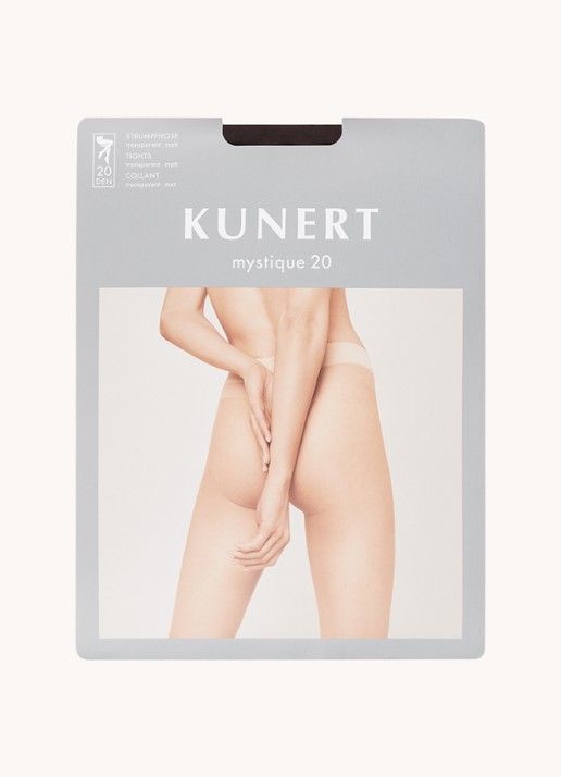 Kunert Mystique panty in 20 denier - voorkant 3 donkerbruin