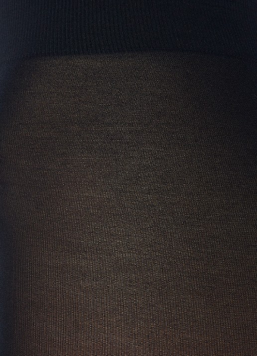 Kunert Velvet panty in 80 denier marine - detail 3 donkerblauw