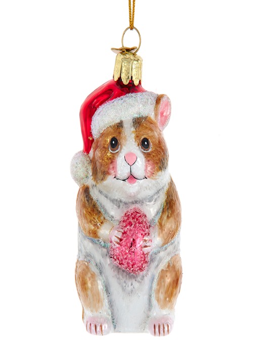 Kurt Adler Hamster kersthanger 10,9 cm