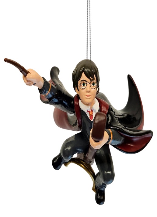 Kurt Adler Harry Potter op Bezem kersthanger 12 cm