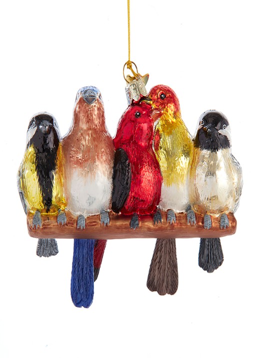 Kurt Adler Zangvogels kersthanger 16,5 cm