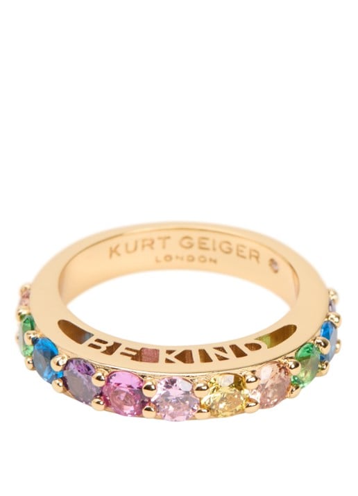 Kurt Geiger Be Kind ring met kristal