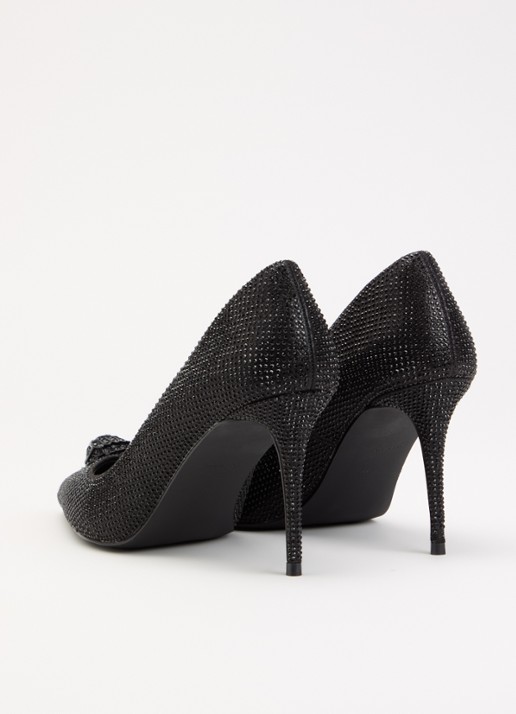 Kurt Geiger Belgravia Eagle Court pumps met strass - achterkant 5 zwart