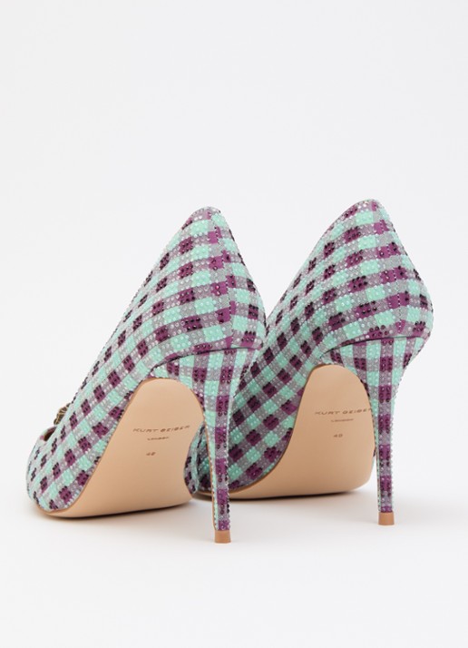 Kurt Geiger Belgravia pump met strass - achterkant 5 multicolor
