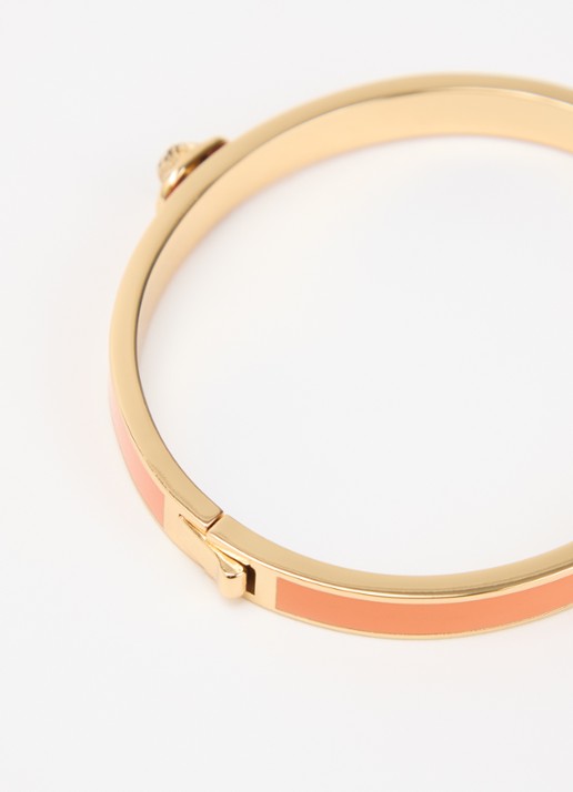 Kurt Geiger Chelsea bangle met kristal - detail 2 oranje