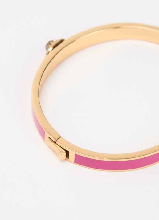 Kurt Geiger Chelsea bangle met kristal - detail roze