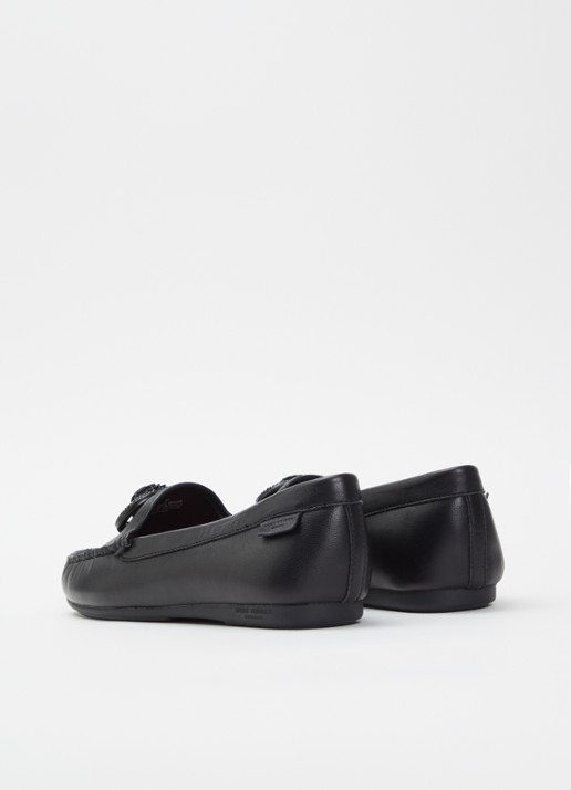 Kurt Geiger Chelsea mocassin van leer - achterkant 5 zwart