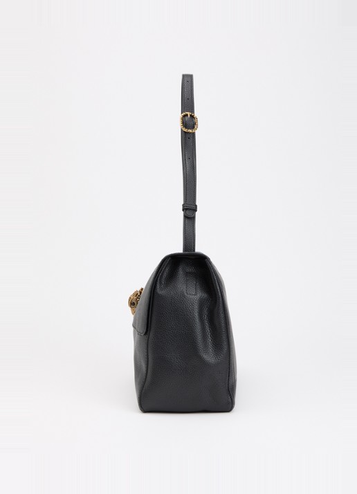 Kurt Geiger Chelsea Slouch Flap Large schoudertas van leer - detail 2 zwart