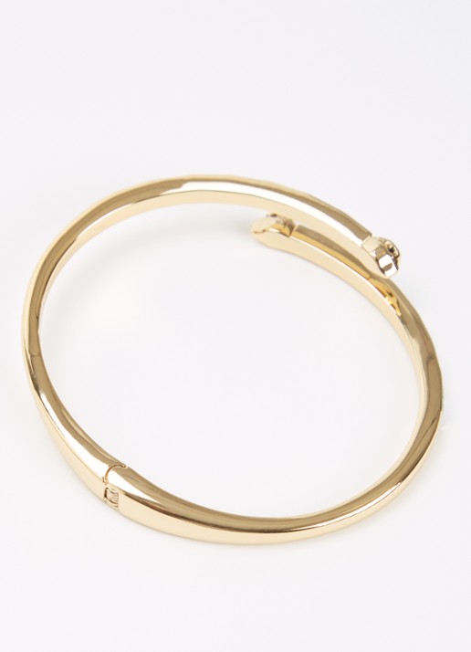 Kurt Geiger Eagle Bagette bangle met kristal - detail wit