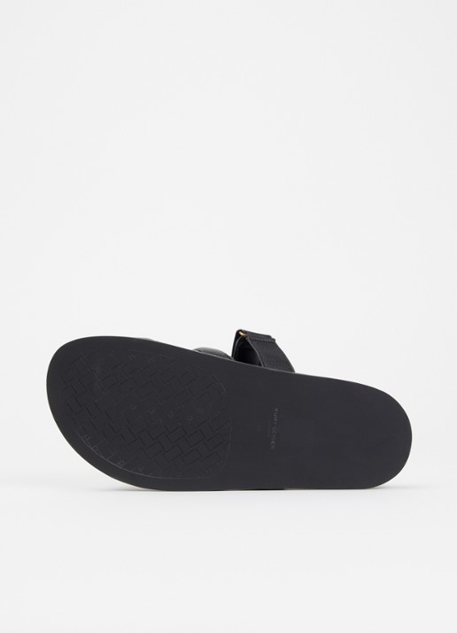 Kurt Geiger Eagle Cut Out slipper van leer - detail 5 zwart
