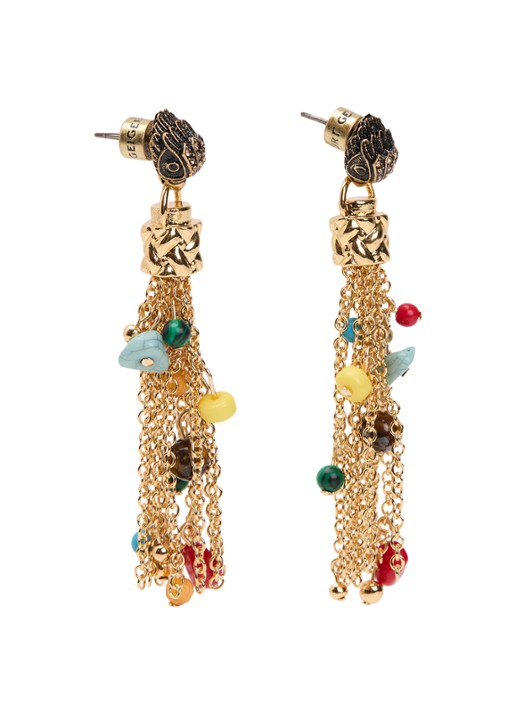 Kurt Geiger Eagle Tassel oorstekers met kristal