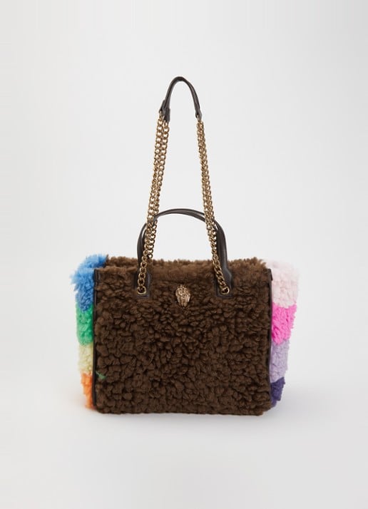 Kurt Geiger Hoxton shopper van leer met teddy