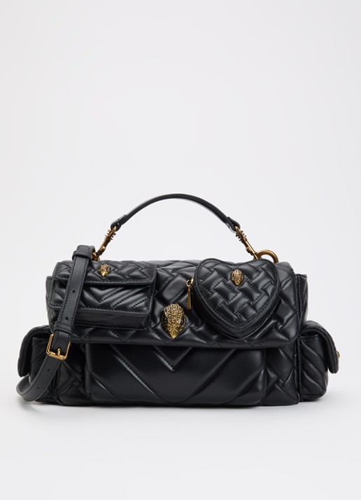 Kurt Geiger Kensington handtas van leer met afneembare schouderriem