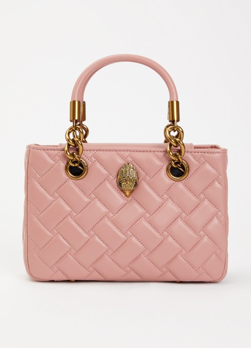 Kurt Geiger Kensington handtas van leer met quilt patroon en afneembare schouderriem