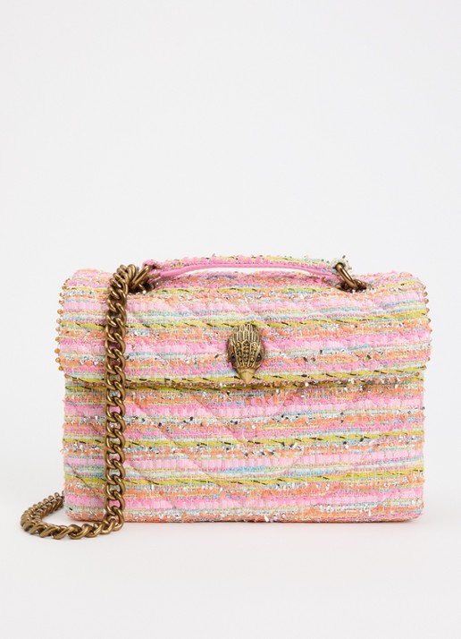 Kurt Geiger Kensington schoudertas met tweed-look
