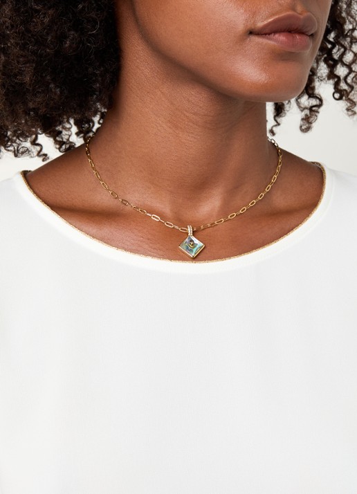 Kurt Geiger Ketting met hanger - voorkant 5 multicolor