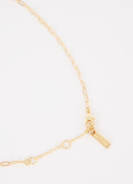 Kurt Geiger Ketting met hanger - detail roze