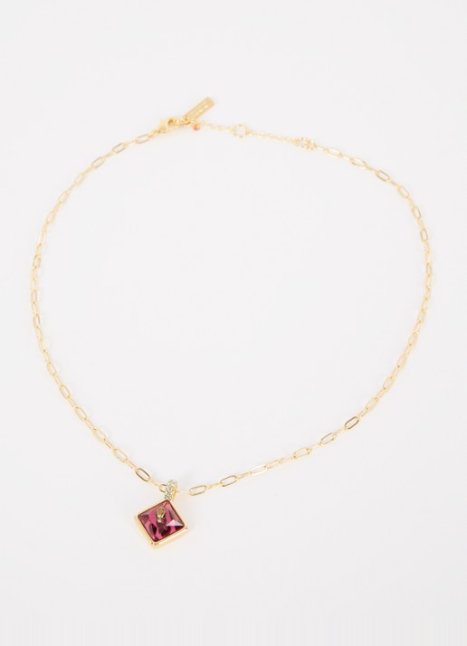 Kurt Geiger Ketting met hanger - detail 2 roze