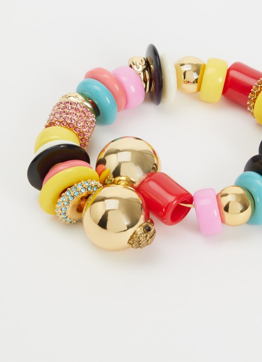 Kurt Geiger Kralenarmband met kristal - detail 2 multicolor