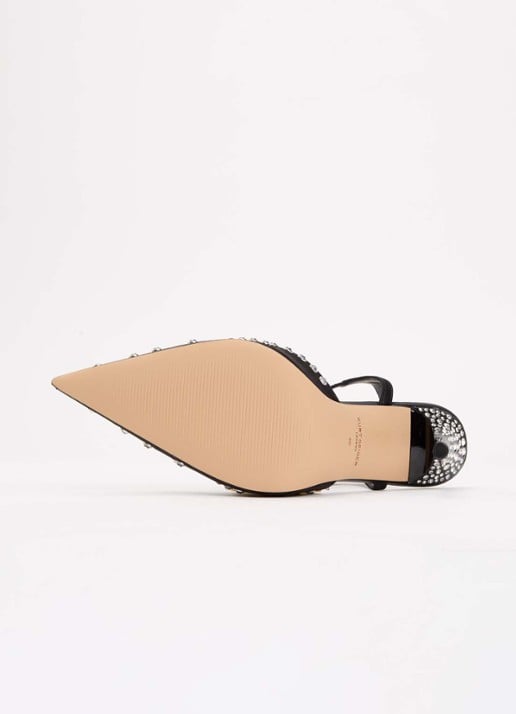 Kurt Geiger Kurt sandalette met strass - detail 4 zwart