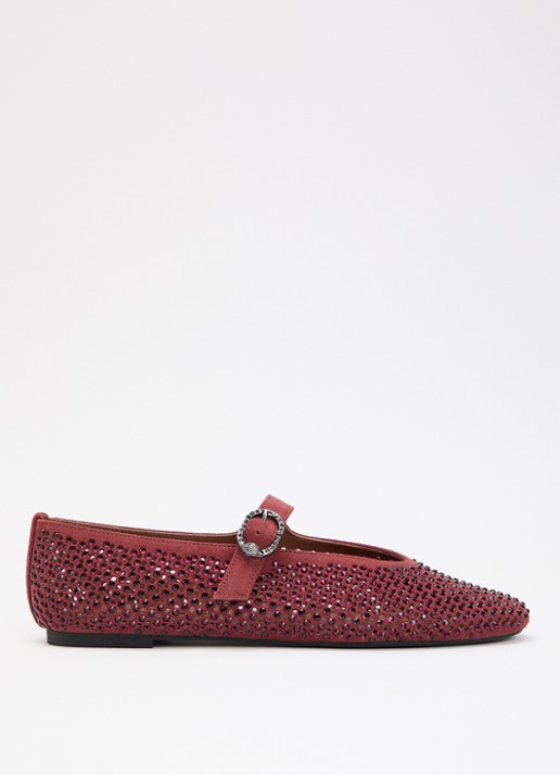 Kurt Geiger Mayfair ballerina met strass