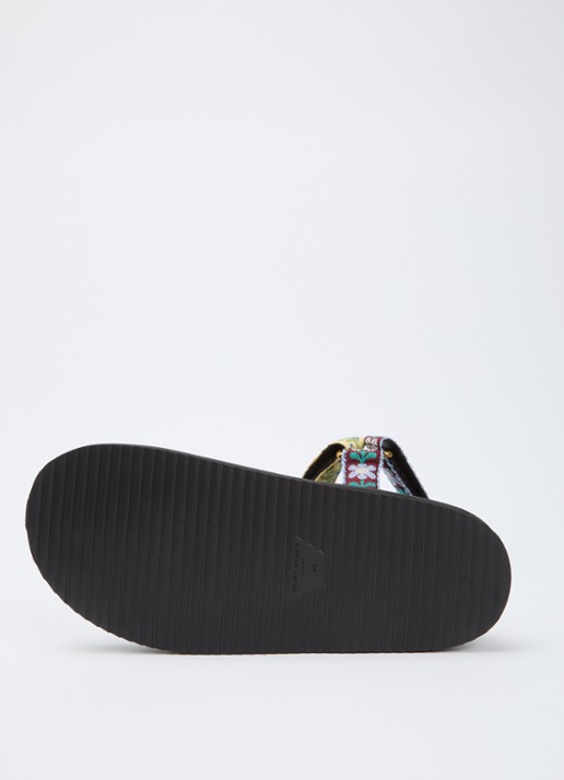 Kurt Geiger Orson sandaal met borduring - detail 5 zwart