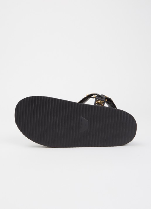Kurt Geiger Orson sandaal met studs - detail 4 zwart
