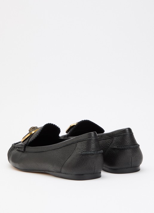 Kurt Geiger Pimlico loafer van leer - achterkant zwart