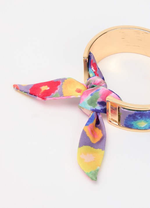 Kurt Geiger Printed Scarf bangle  - detail 3 goud