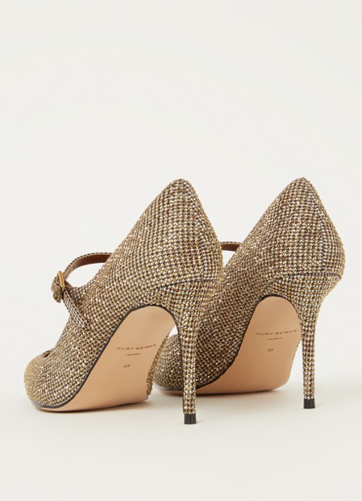 Kurt Geiger Regent pump met gespdetail - detail 2 goud
