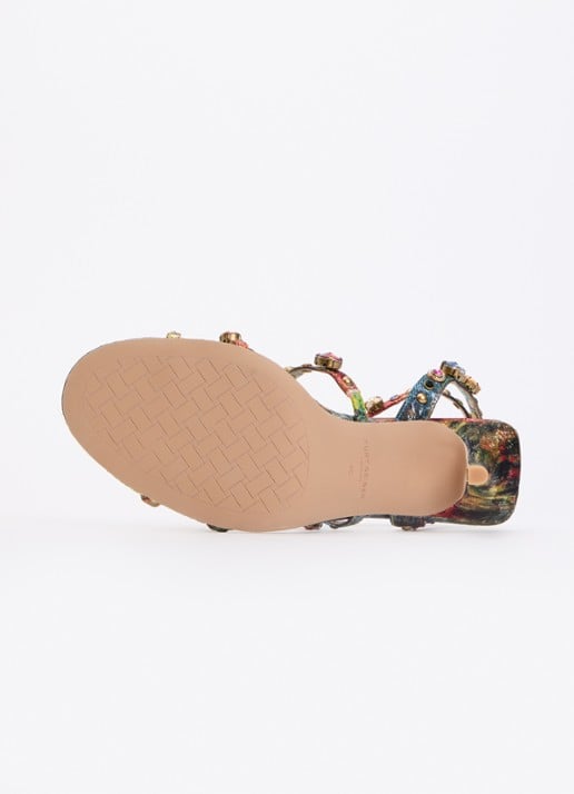 Kurt Geiger Sandalette met strass en studs  - detail 3 multicolor