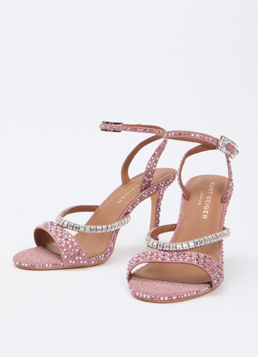Kurt Geiger Sandalette met strass - detail 3 roze