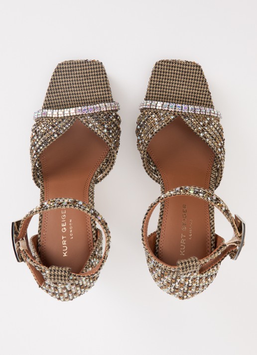 Kurt Geiger Sandalette met strass - detail 4 beige