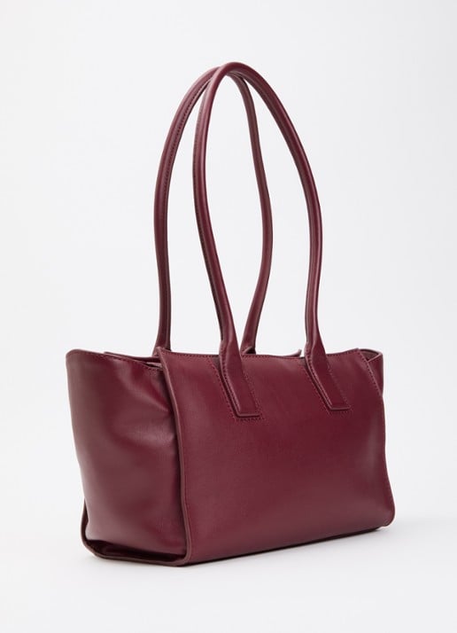 Kurt Geiger Sloane shopper van leer - achterkant 5 bordeauxrood