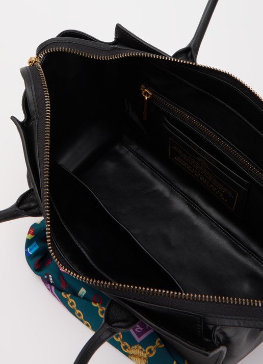 Kurt Geiger Sloane Small shopper van leer - detail 3 zwart